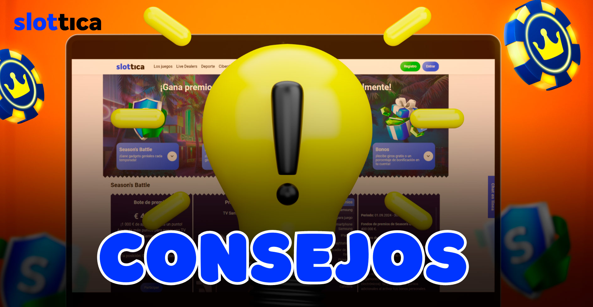 Consejos para utilizar los bonos en Slottica